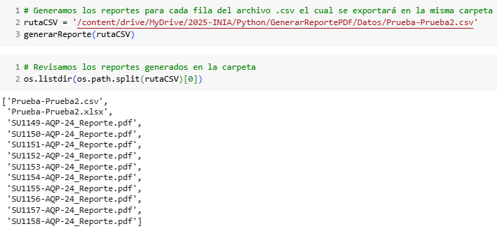 Reporte